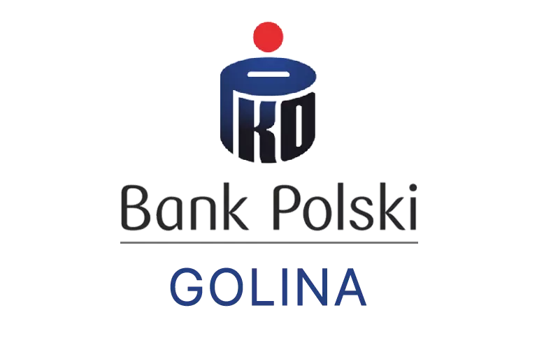 Logo golińskiej placówki banku PKO Bank Polski SA
