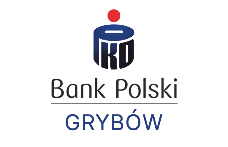 Logo grybowskiej placówki banku PKO Bank Polski SA