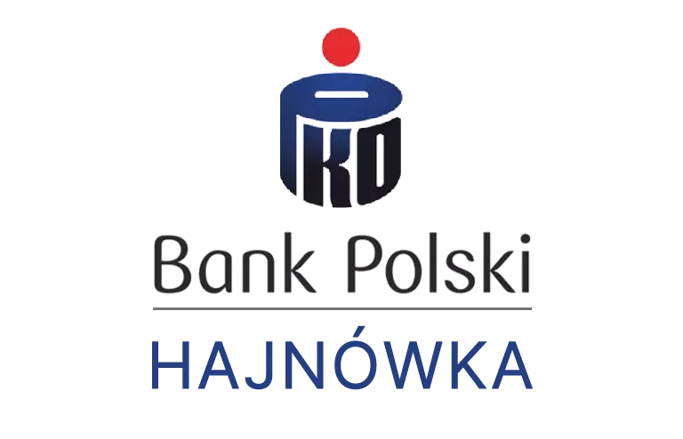 Logo hajnowskiej placówki banku PKO Bank Polski SA