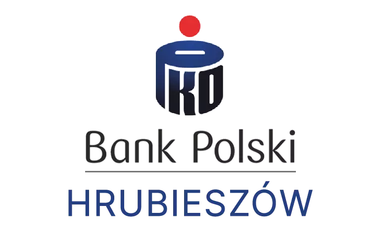 Logo hrubieszowskiej placówki banku PKO Bank Polski SA