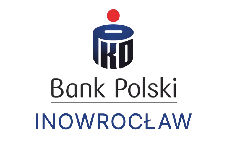 Logo inowrocławskiej placówki banku PKO Bank Polski SA