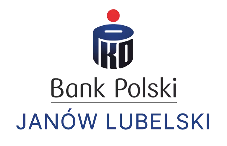 Logo janowskiej placówki banku PKO Bank Polski SA