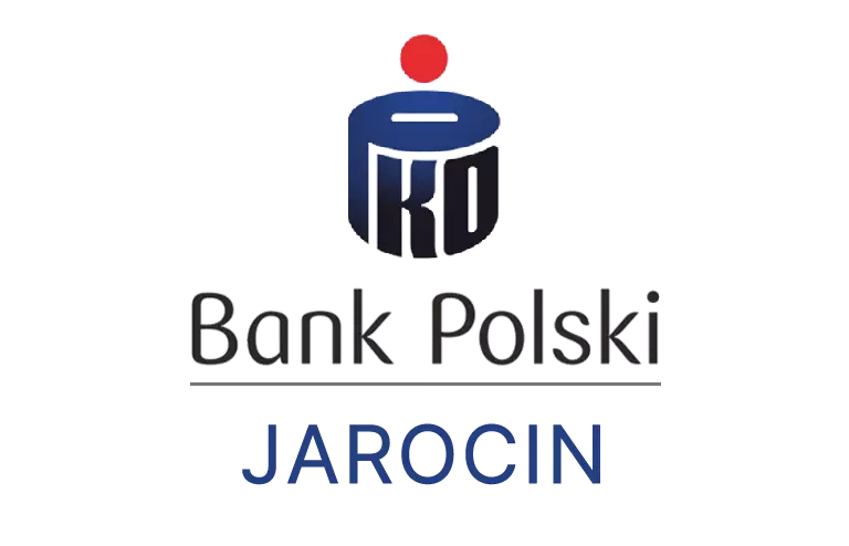 Logo jarocińskiej placówki banku PKO Bank Polski SA