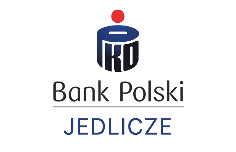 Logo jedlickiej placówki banku PKO Bank Polski SA