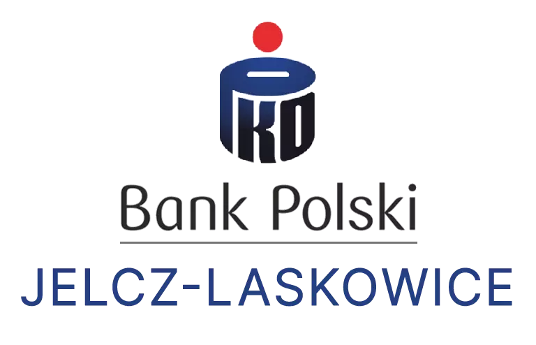 Logo jelczańsko-laskowickiej placówki banku PKO Bank Polski SA