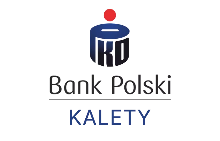 Logo kaletańskiej placówki banku PKO Bank Polski SA