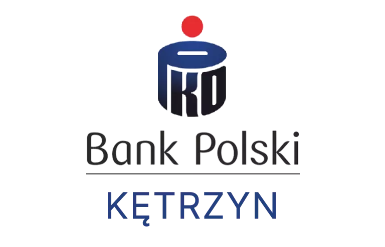Logo kętrzyńskiej placówki banku PKO Bank Polski SA