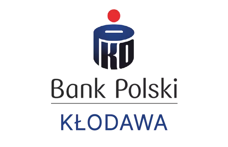 Logo kłodawskiej placówki banku PKO Bank Polski SA