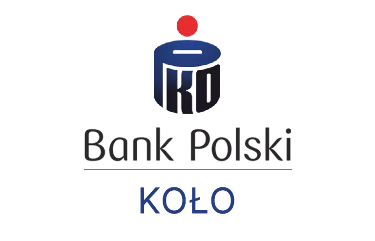 Logo kolskiej placówki banku PKO Bank Polski SA