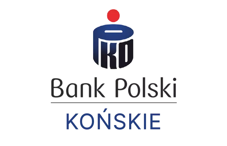 Logo końskiej placówki banku PKO Bank Polski SA