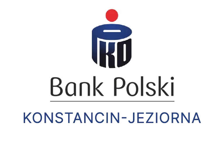 Logo konstancińskiej placówki banku PKO Bank Polski SA