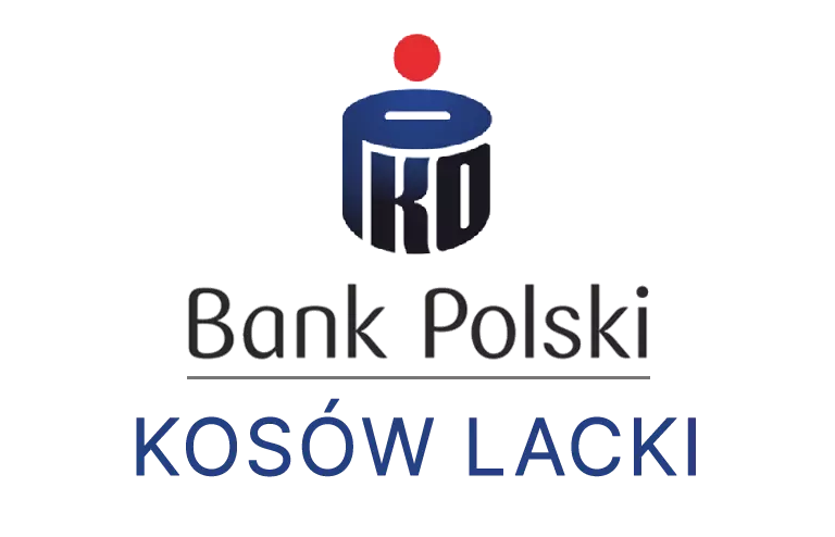 Logo kosowskiej placówki banku PKO Bank Polski SA