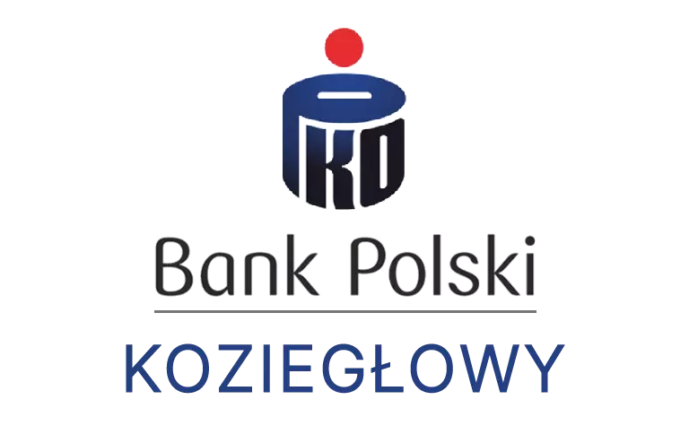 Logo koziegłowskiej placówki banku PKO Bank Polski SA