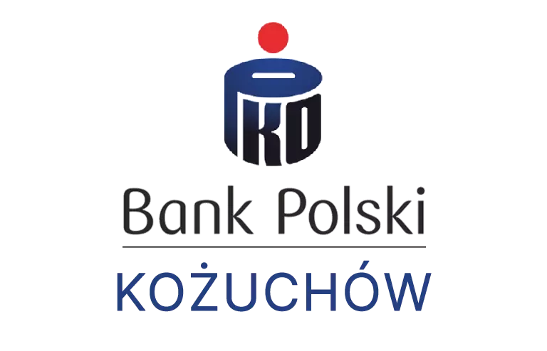 Logo kożuchowskiej placówki banku PKO Bank Polski SA