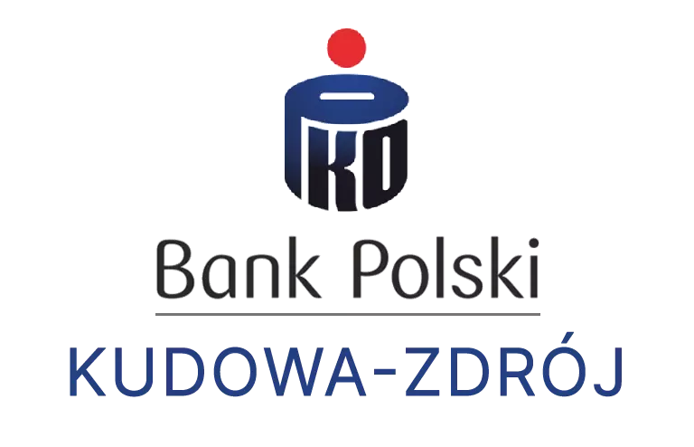 Logo kudowskozdrojskiej placówki banku PKO Bank Polski SA