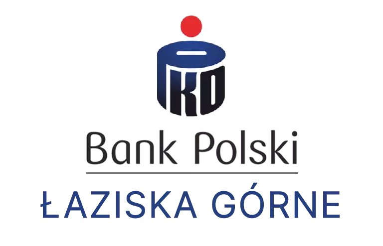 Logo łaziskiej placówki banku PKO Bank Polski SA