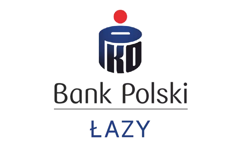 Logo łazowskiej placówki banku PKO Bank Polski SA