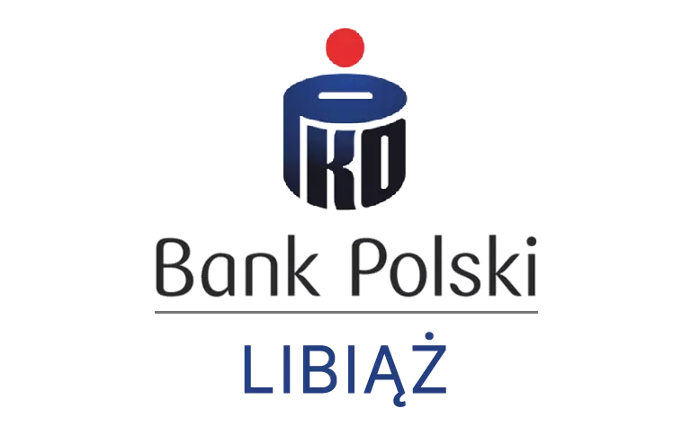 Logo libiąskiej placówki banku PKO Bank Polski SA