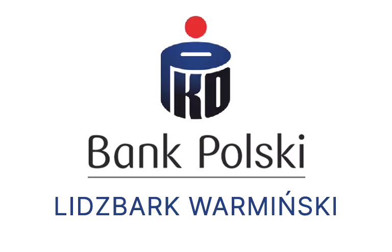 Logo Powszechnej Kasy Oszczędnościowej w Lidzbarku Warmińskim