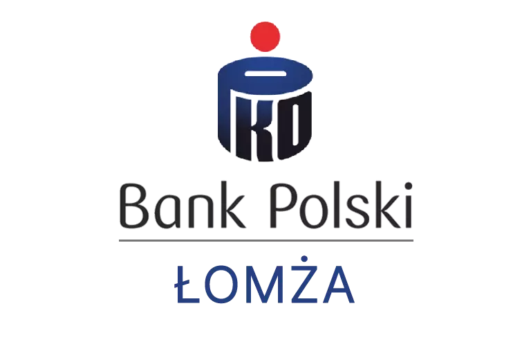 Logo Powszechnej Kasy Oszczędnościowej w Łomży