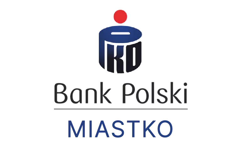 Logo miastkowskiej placówki banku PKO Bank Polski SA