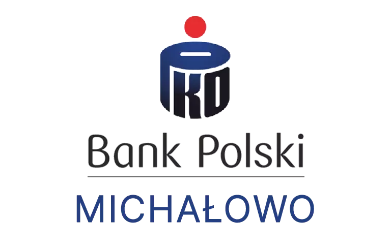 Logo michałowskiej placówki banku PKO Bank Polski SA