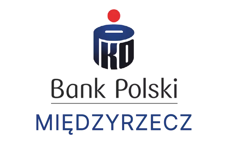 Logo międzyrzeckiej placówki banku PKO Bank Polski SA