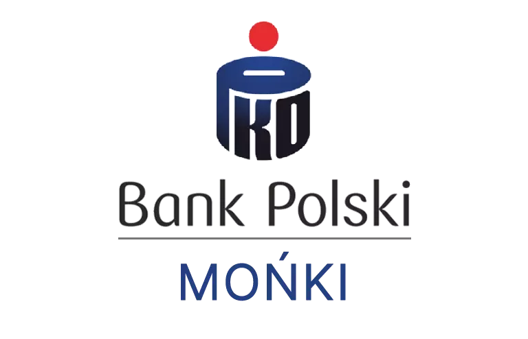 Logo monieckiej placówki banku PKO Bank Polski SA