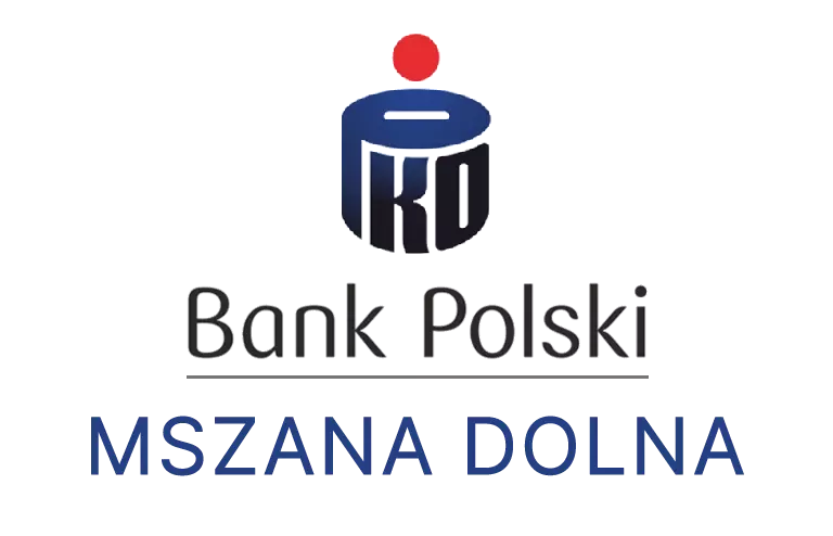 Logo mszańskiej placówki banku PKO Bank Polski SA