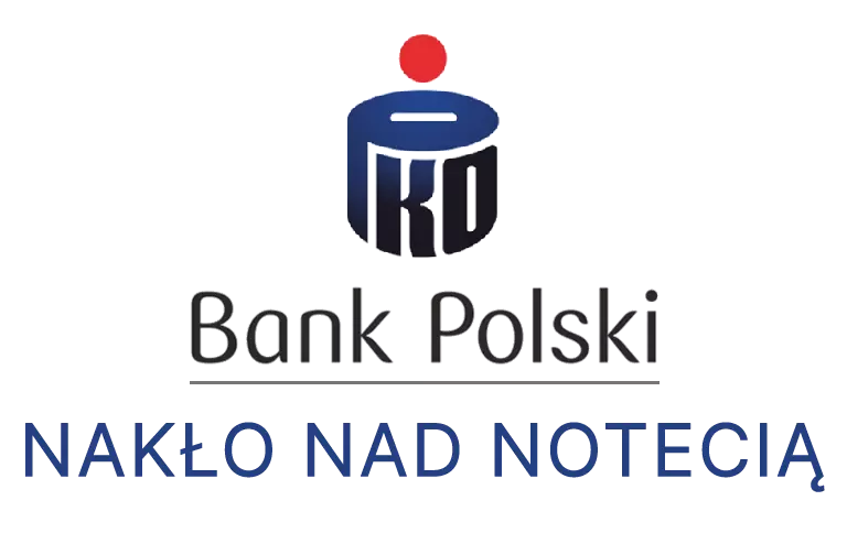 Logo nakielskiej placówki banku PKO Bank Polski SA