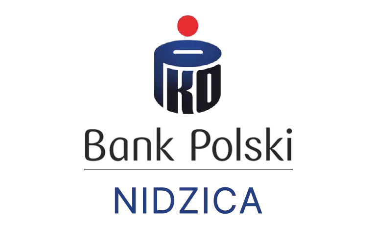 Logo nidzickiej placówki banku PKO Bank Polski SA