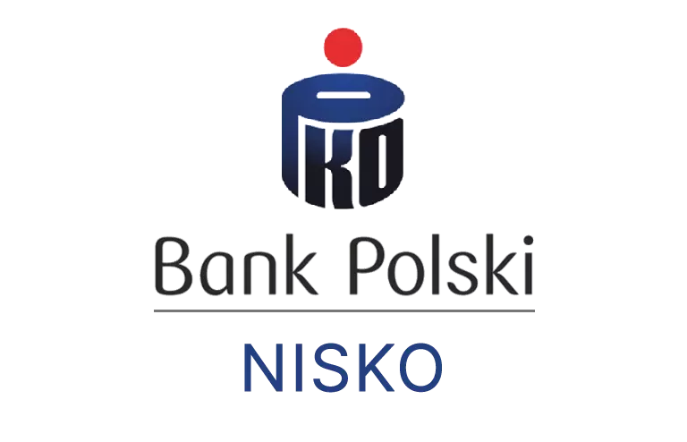 Logo niskiej placówki banku PKO Bank Polski SA