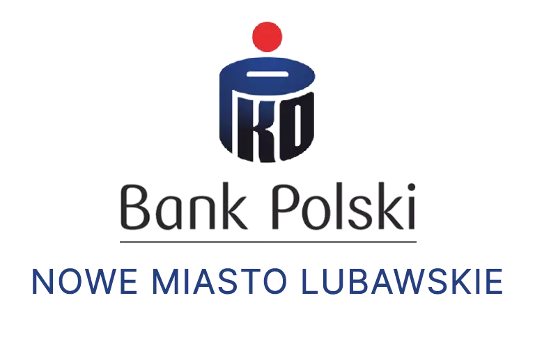Logo Powszechnej Kasy Oszczędnościowej w Nowym Mieście Lubawskim