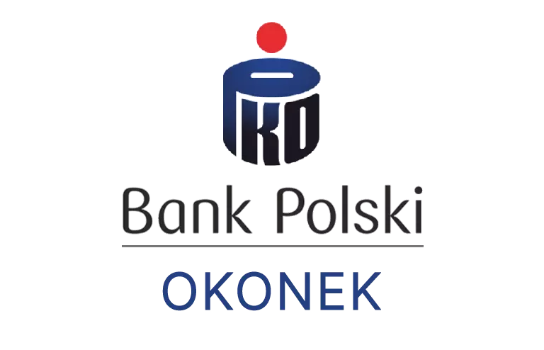 Logo okoneckiej placówki banku PKO Bank Polski SA