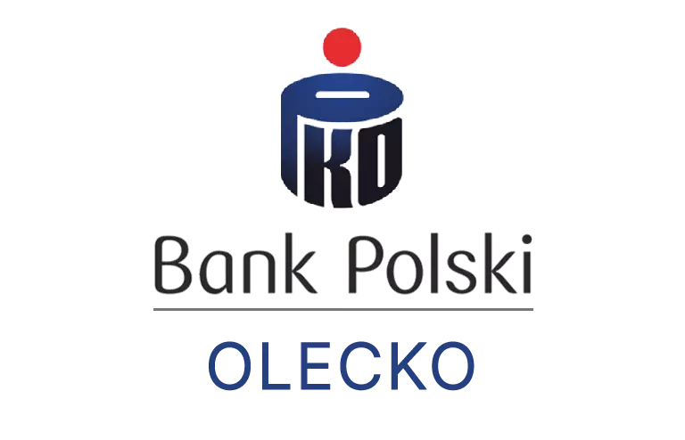 Logo oleckiej placówki banku PKO Bank Polski SA