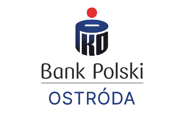 Logo Powszechnej Kasy Oszczędnościowej w Ostródzie