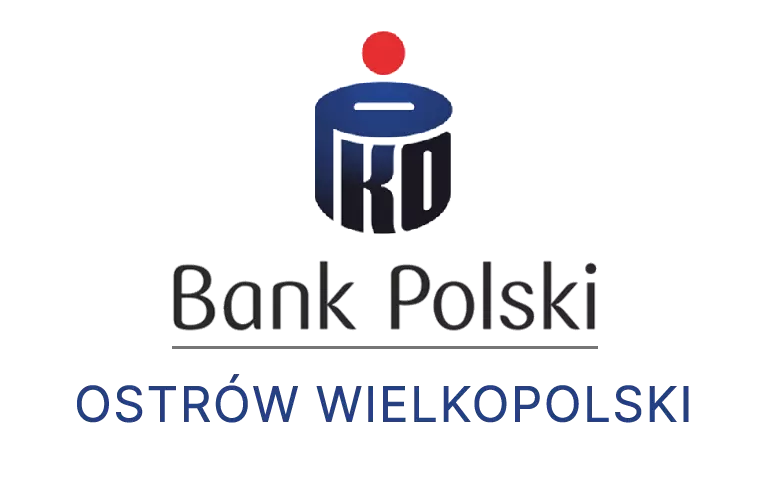 Logo Powszechnej Kasy Oszczędnościowej w Ostrowie Wielkopolskim