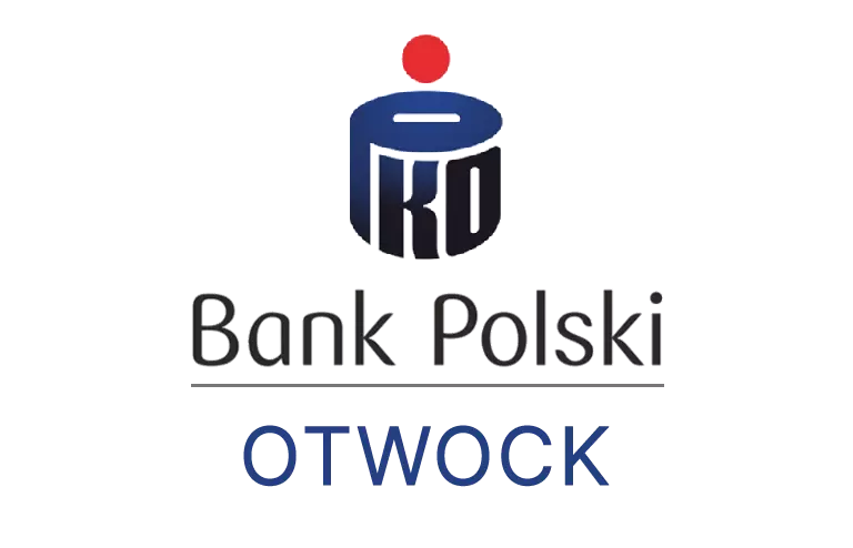 Logo otwockiej placówki banku PKO Bank Polski SA
