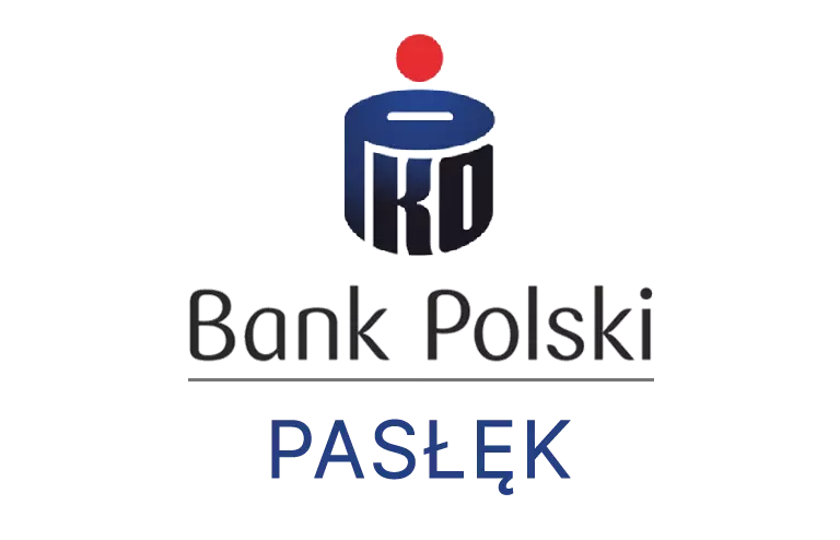 Logo Powszechnej Kasy Oszczędnościowej w Pasłęku