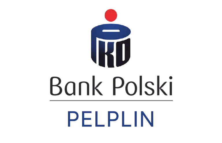 Logo pelplińskiej placówki banku PKO Bank Polski SA