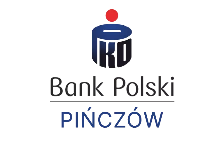Logo pińczowskiej placówki banku PKO Bank Polski SA