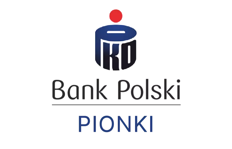 Logo pionkowskiej placówki banku PKO Bank Polski SA