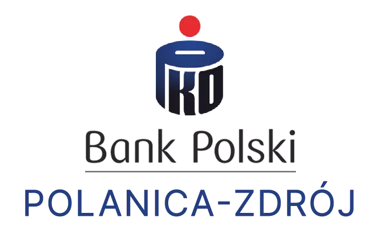 Logo polanickozdrojskiej placówki banku PKO Bank Polski SA