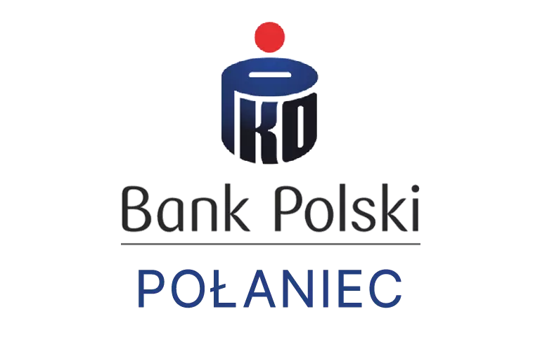 Logo połanieckiej placówki banku PKO Bank Polski SA