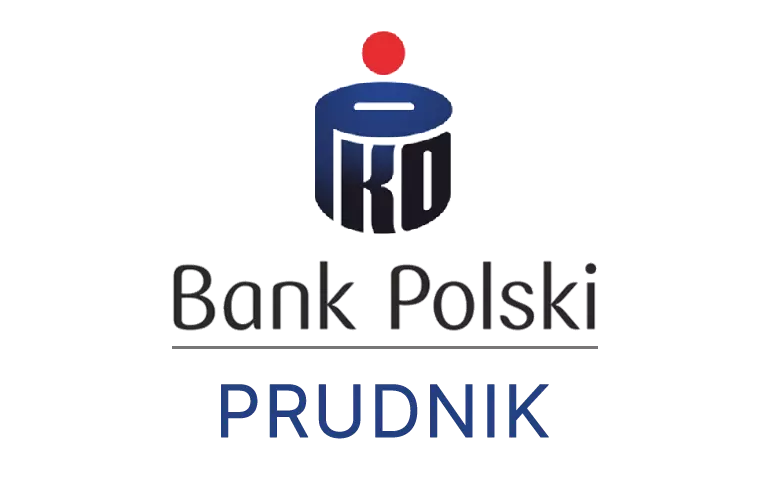Logo prudnickiej placówki banku PKO Bank Polski SA