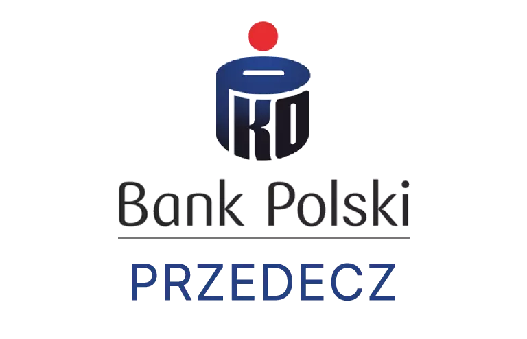 Logo przedeckiej placówki banku PKO Bank Polski SA