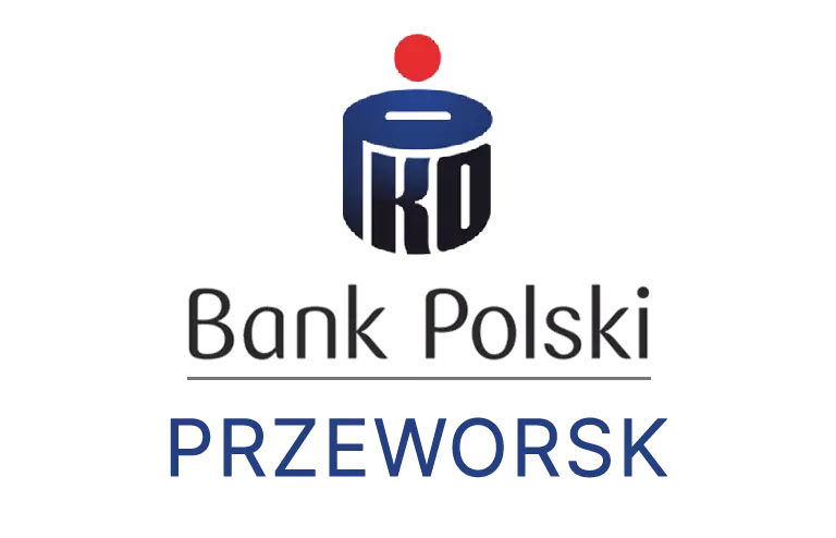 Logo przeworskiej placówki banku PKO Bank Polski SA