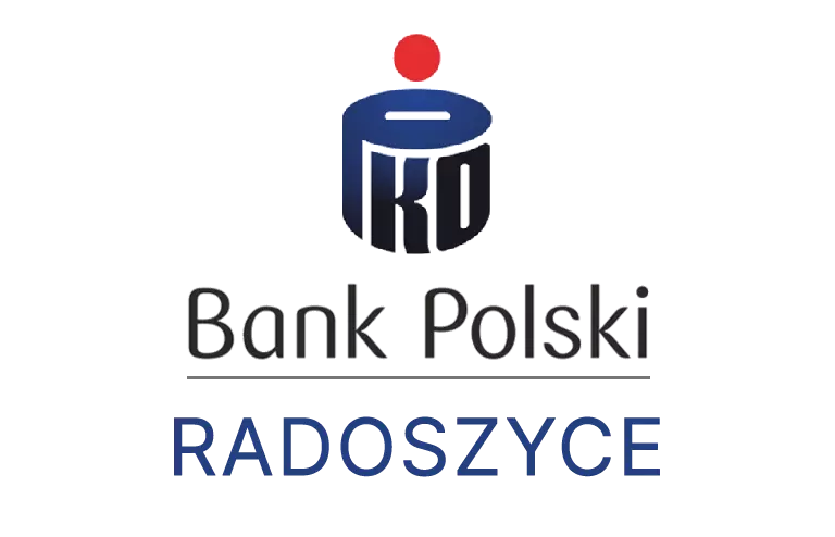 Logo radoszyckiej placówki banku PKO Bank Polski SA
