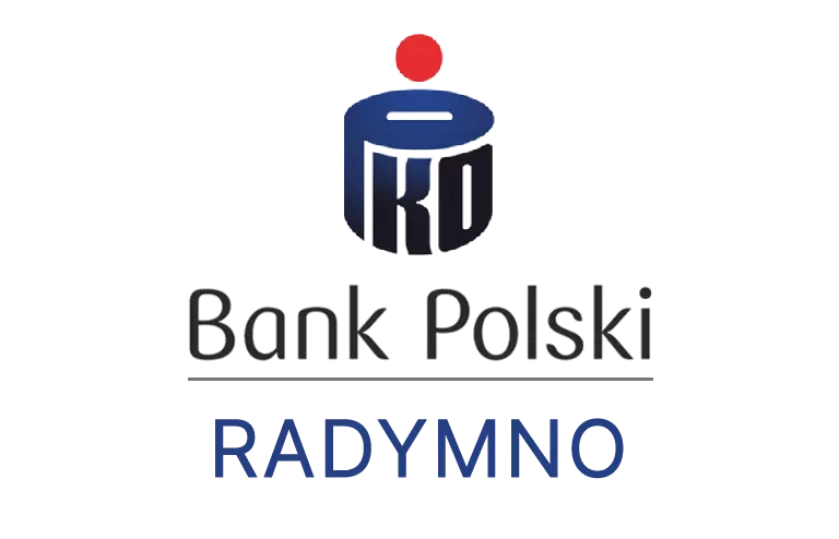 Logo radymniańskiej placówki banku PKO Bank Polski SA
