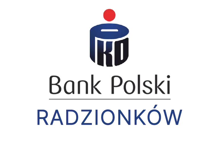 Logo radzionkowskiej placówki banku PKO Bank Polski SA